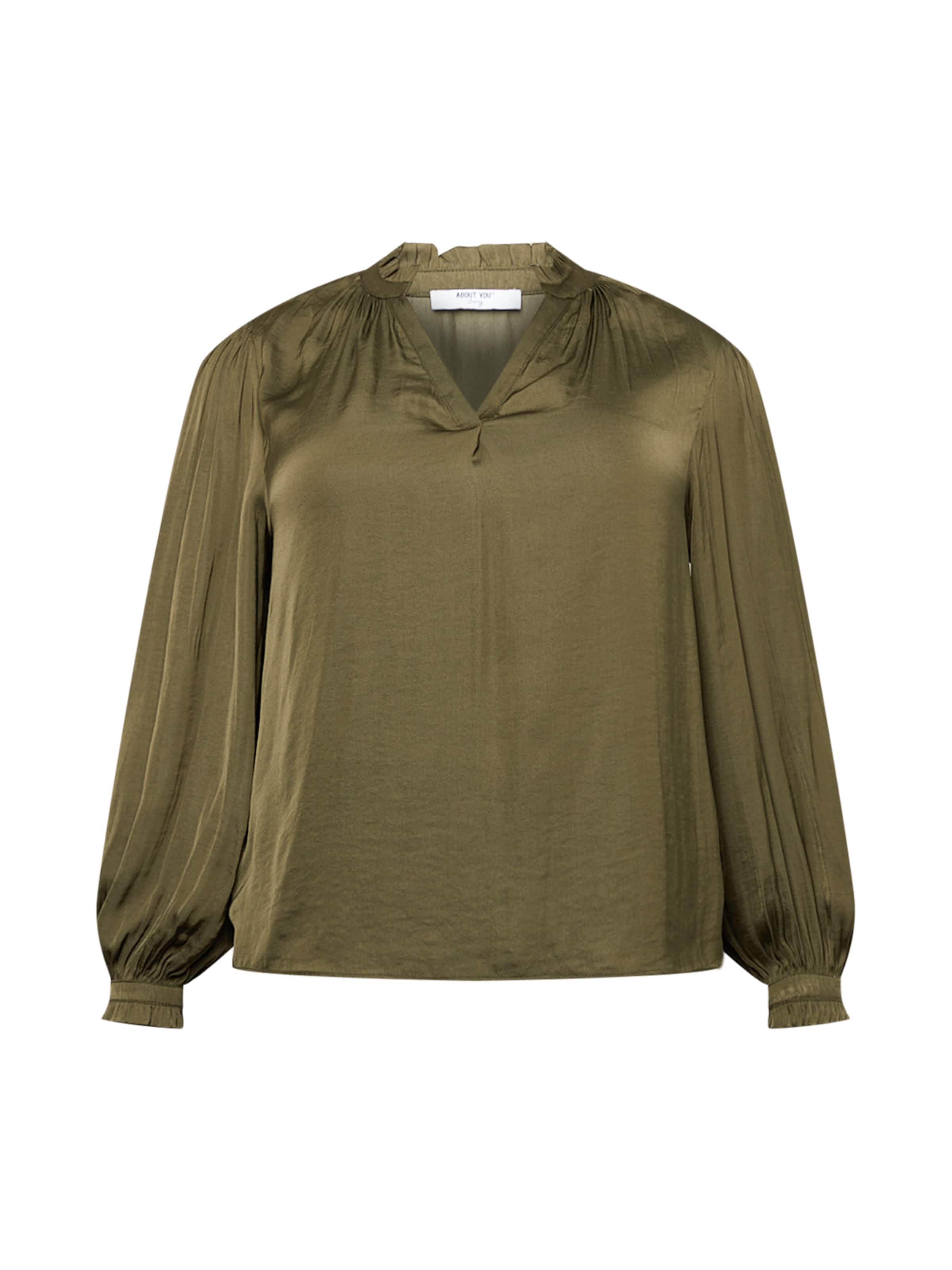 ABOUT YOU Curvy Halenka 'Lorain' – zelená: přední strana