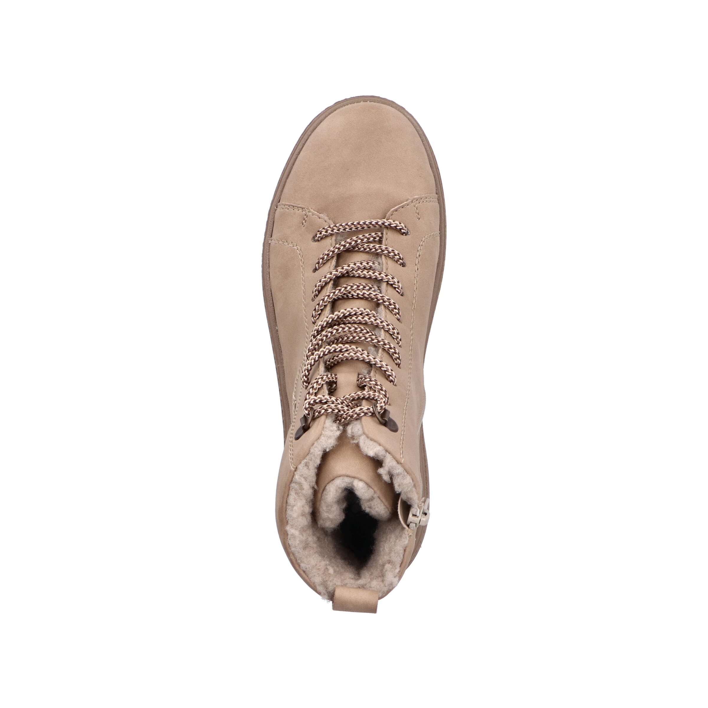 Rieker Lace-up bootie in Beige
