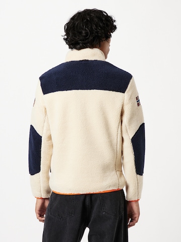 NAPAPIJRI Fleece jacket 'YUPIK' in Beige