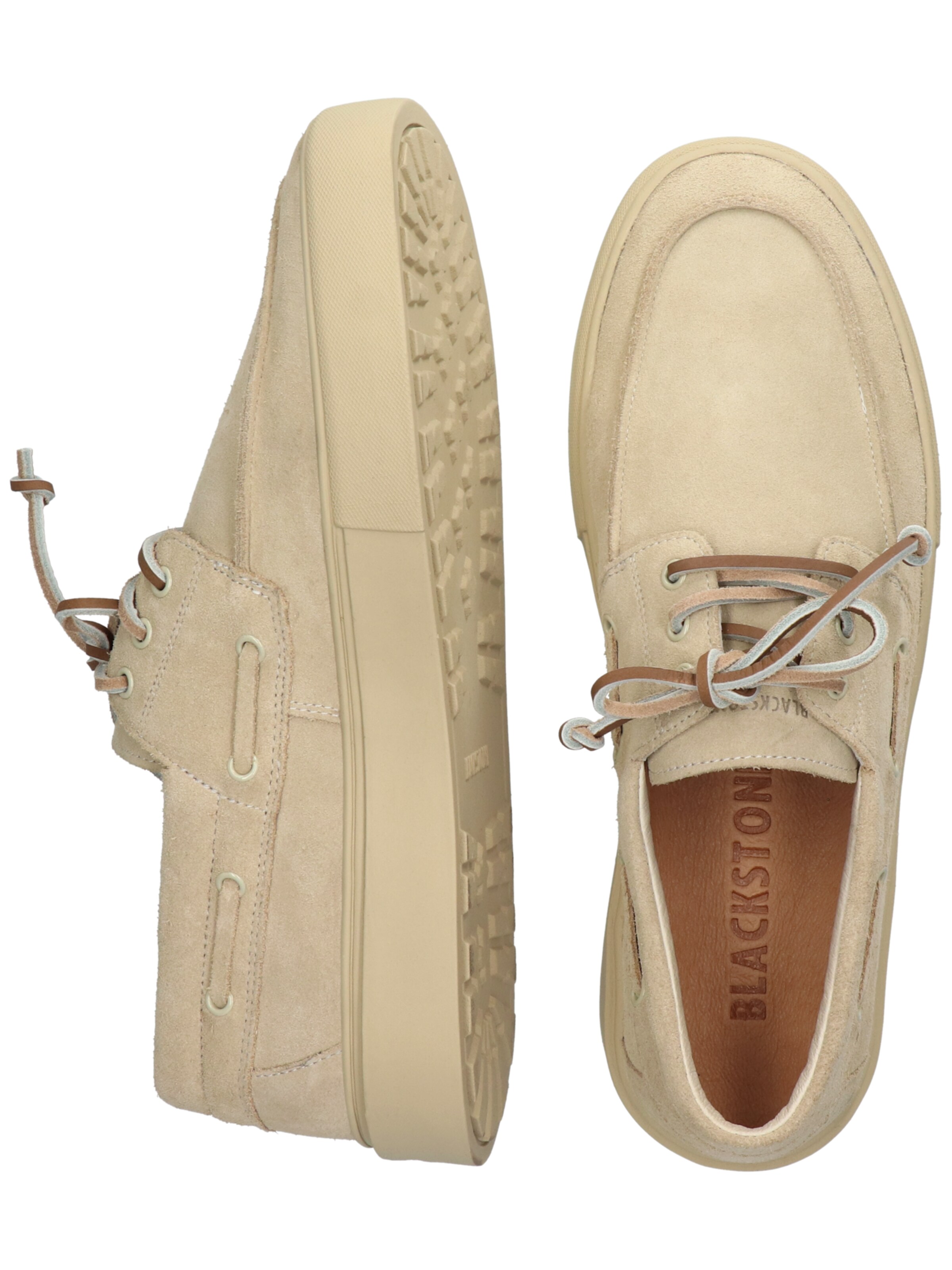 BLACKSTONE Moccasins 'Ruby Agwe DG510' in Beige