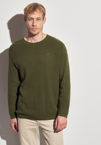 Street One MEN Sweater in Green: front
