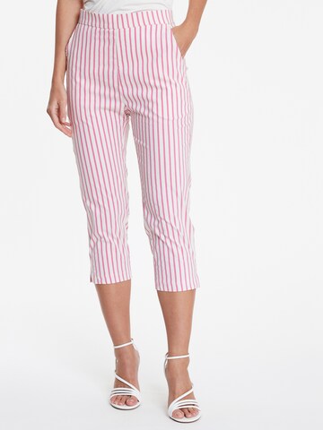 Ana Alcazar Regular Trousers 'Walosa' in Pink: front