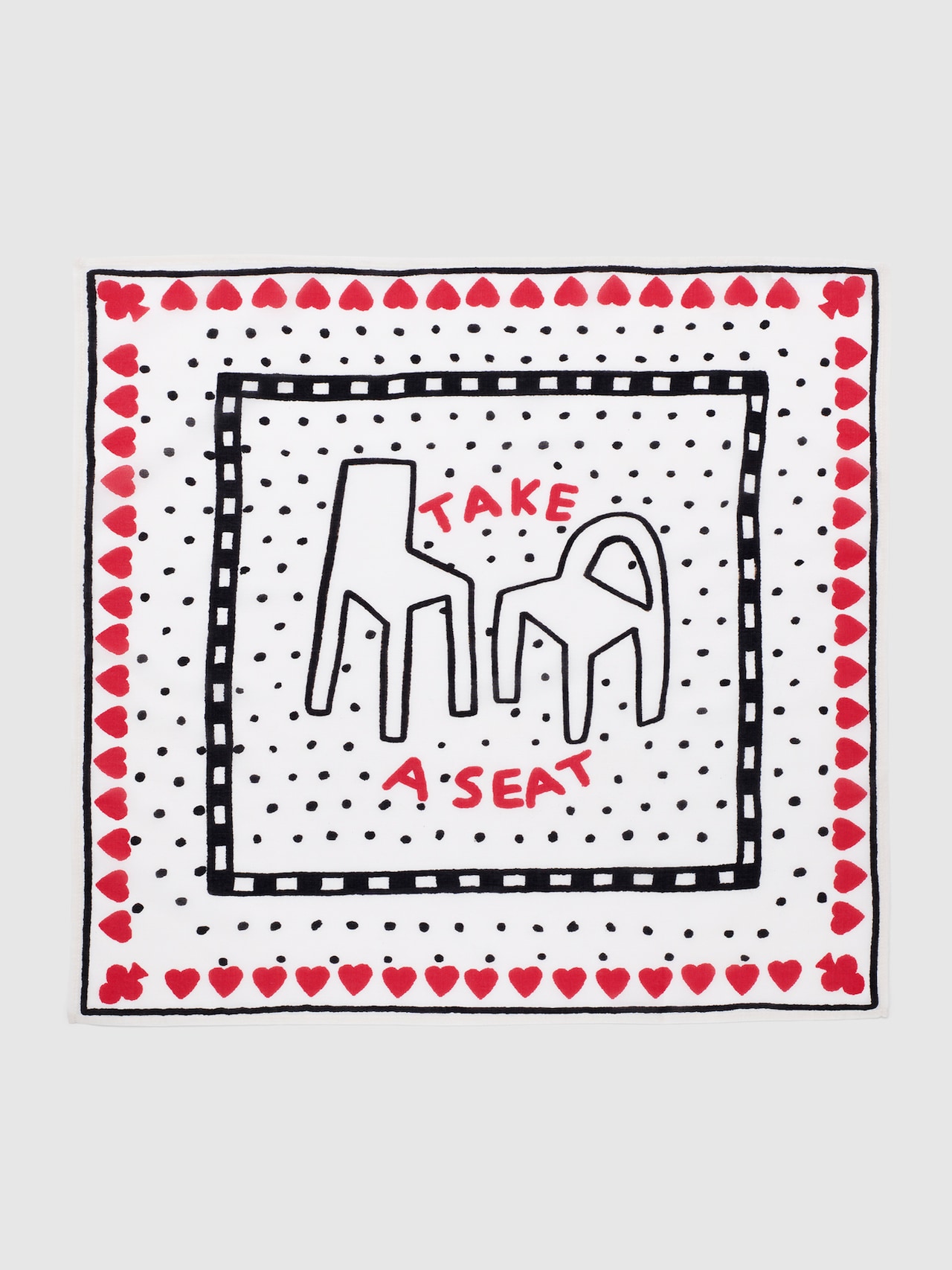 EDITED Nouveautés Foulard 'Jolie' crème