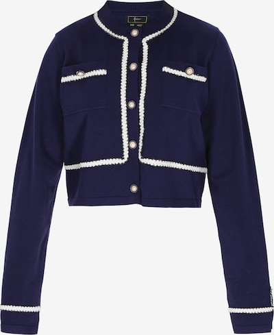 faina Cardigan in navy / türkis, Produktansicht