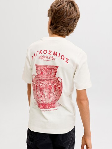 Jack & Jones Junior - Camiseta 'JORARGOS' en blanco: frente