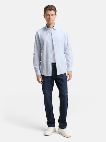 TOM TAILOR Regular fit Overhemd in Blauw