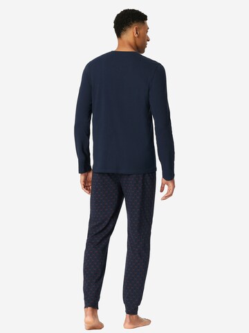 SCHIESSER Pyjama lang 'Comfort Nightwear' in Blau
