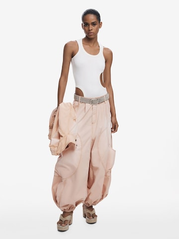 Desigual Regular Pants in Red