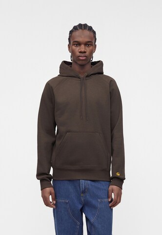 Carhartt WIP Sweatshirt 'Chase' in Grijs: voorkant