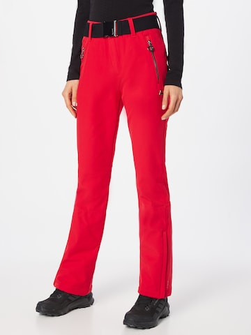 LUHTA Normalny krój Spodnie sportowe 'JOENTAUS' w kolorze czerwony: przód