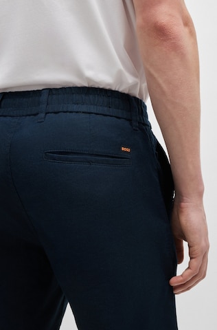 BOSS Orange Tapered Chino Pants 'DS' in Blue