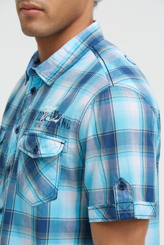 CAMP DAVID Regular fit Button Up Shirt in Blue