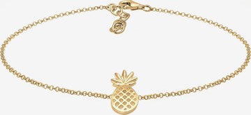 ELLI Foot Jewelry 'Ananas' in Gold: front