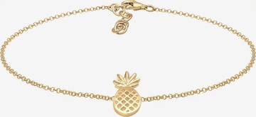 ELLI Voetsieraden 'Ananas' in Goud: voorkant