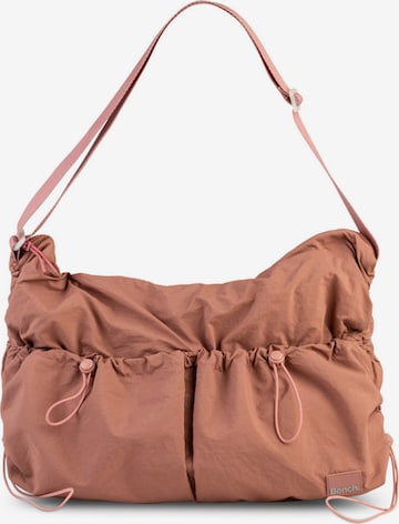 BENCH Schoudertas in Roze: voorkant
