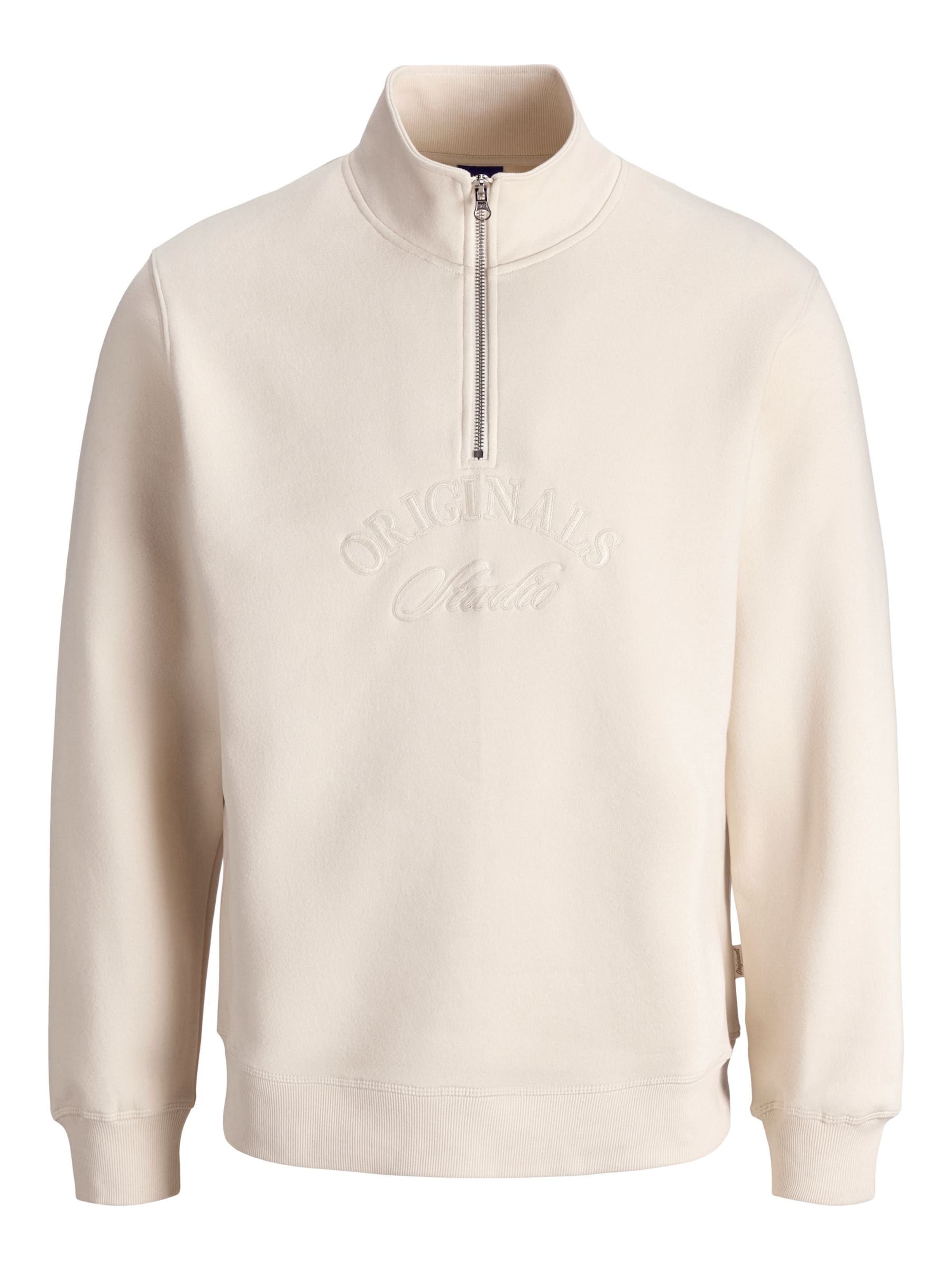 Felpa di JACK & JONES in beige: frontale