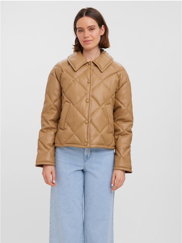 VERO MODA Tussenjas in Beige: voorkant