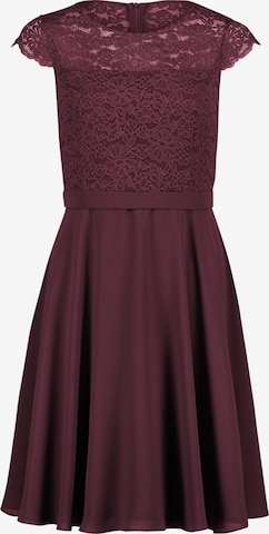 VM Vera Mont Cocktail Dress in Red: front