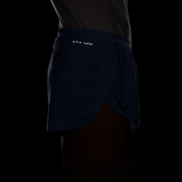 NIKE Regular Workout Pants 'Aeroswift' in Blue