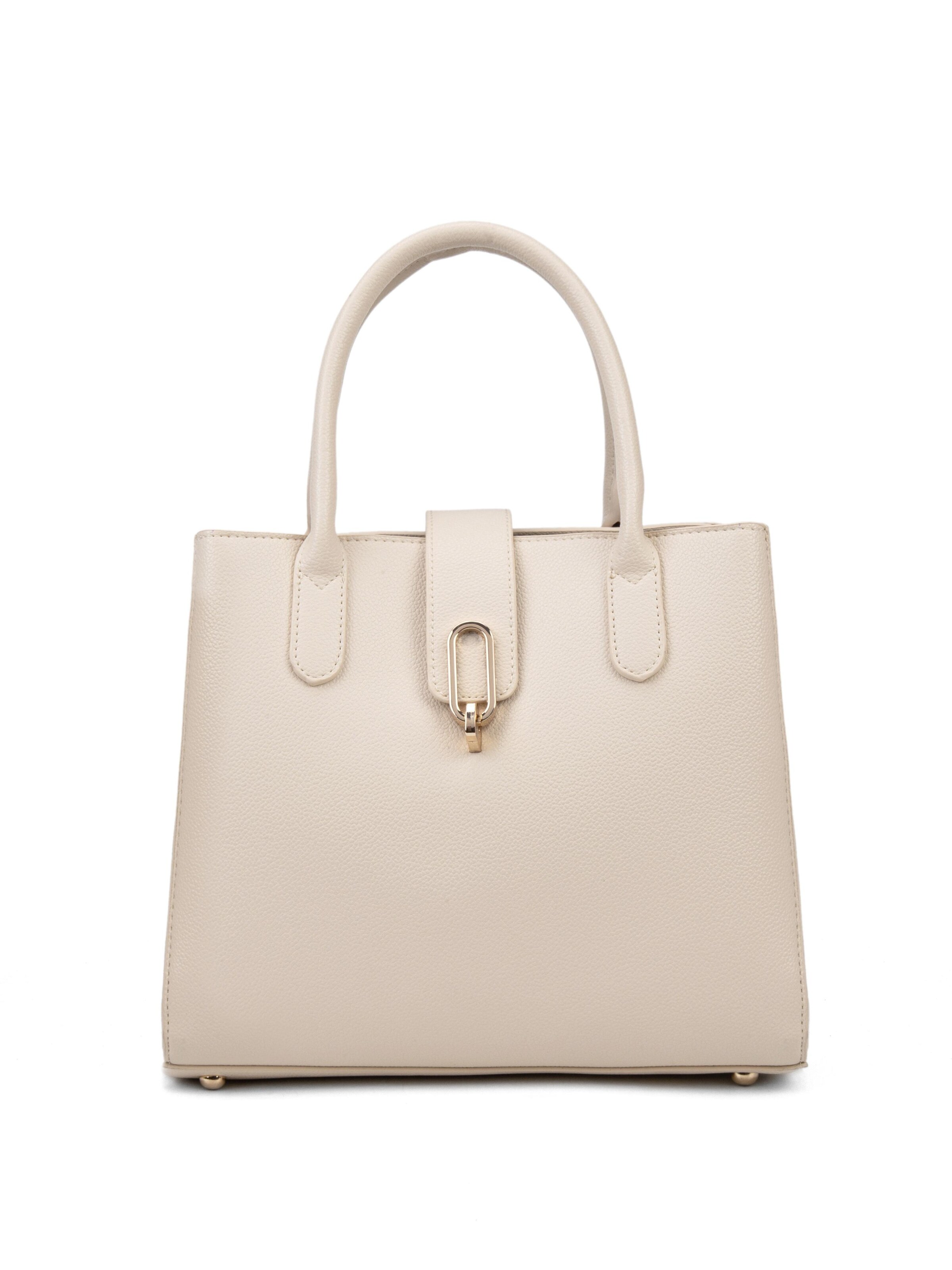 Borsa a mano di Diana&Co. in beige: frontale