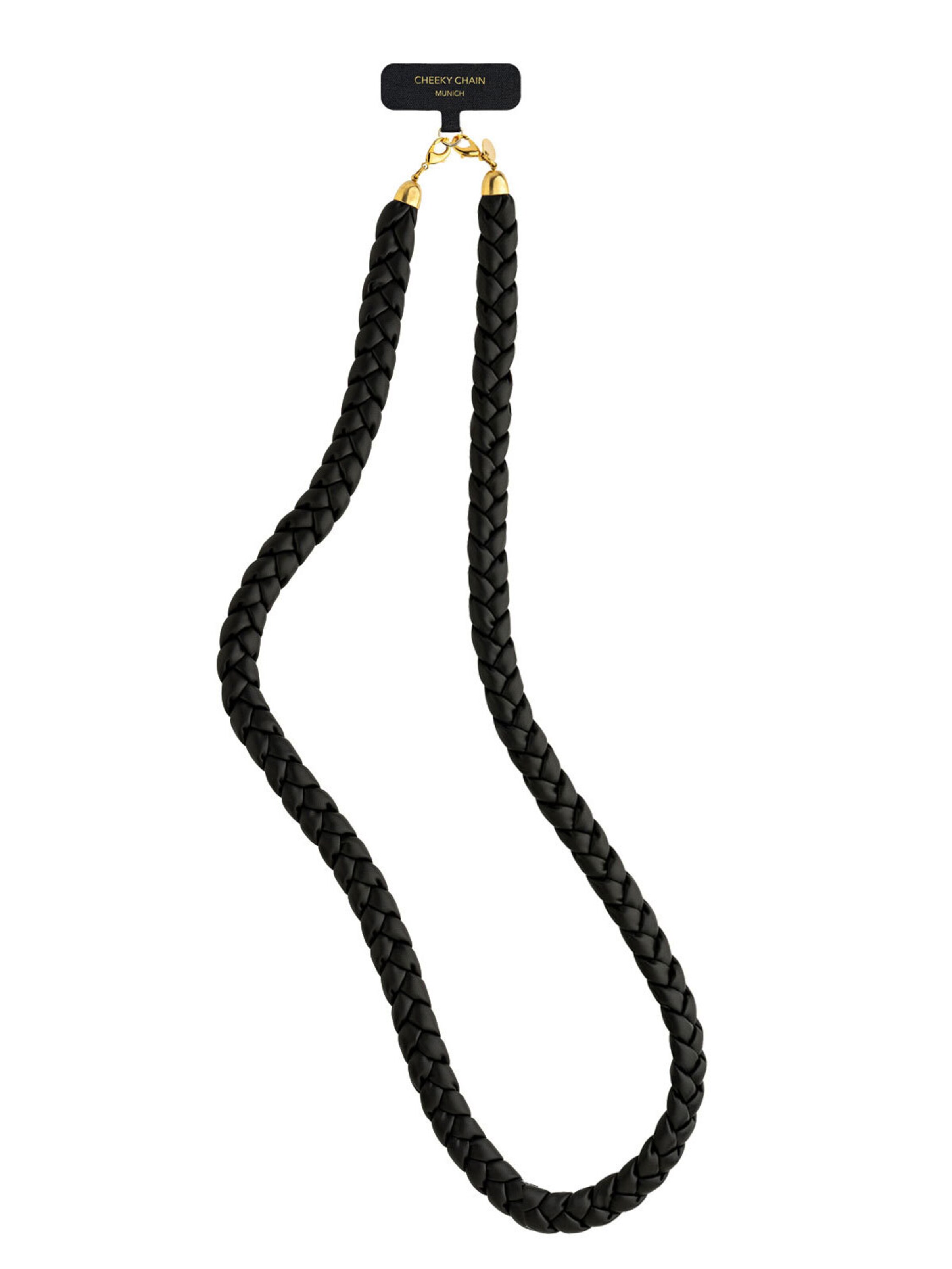 Protection pour Smartphone 'Heidi' Cheeky Chain Munich en noir : devant