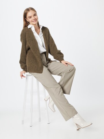 Y.A.S Knit Cardigan in Brown