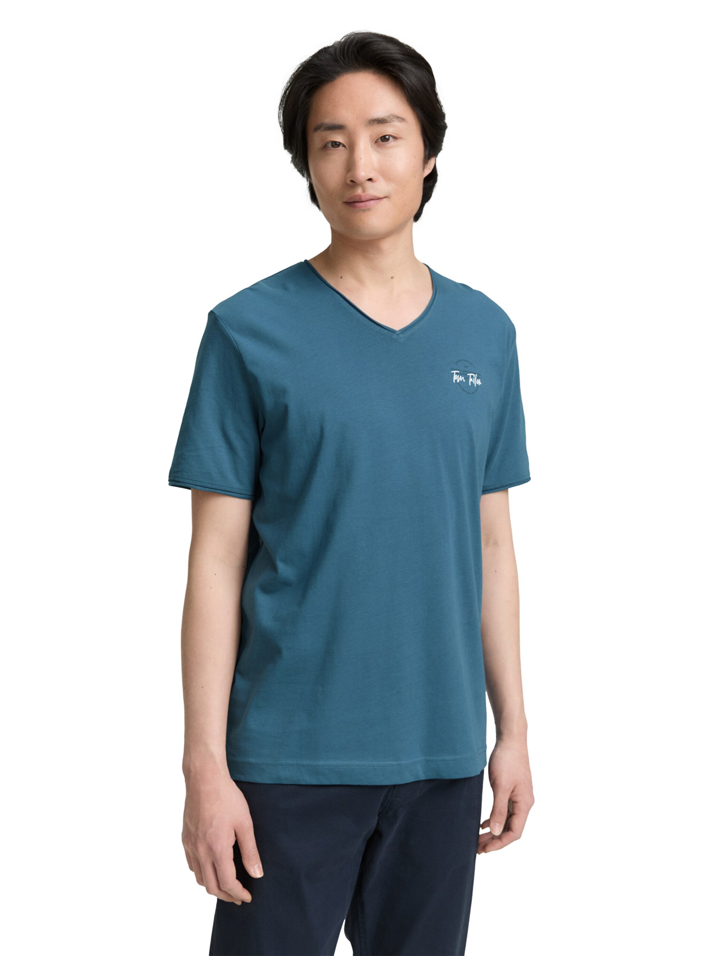 TOM TAILOR Футболка в Синий: спереди