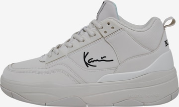 Sneaker alta di Karl Kani in beige: frontale