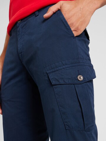 bugatti Tapered Cargo Pants in Blue