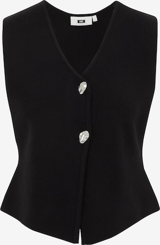 juoda WE Studio Megzta liemenė 'THE STATEMENT GILET': priekis