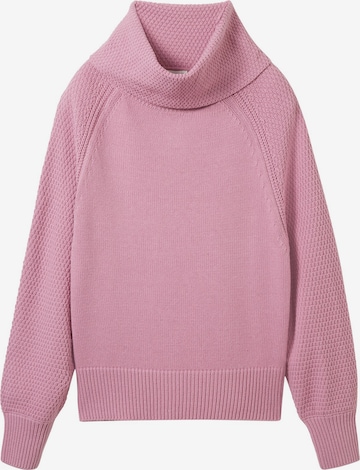 TOM TAILOR Sweater in Pink: front