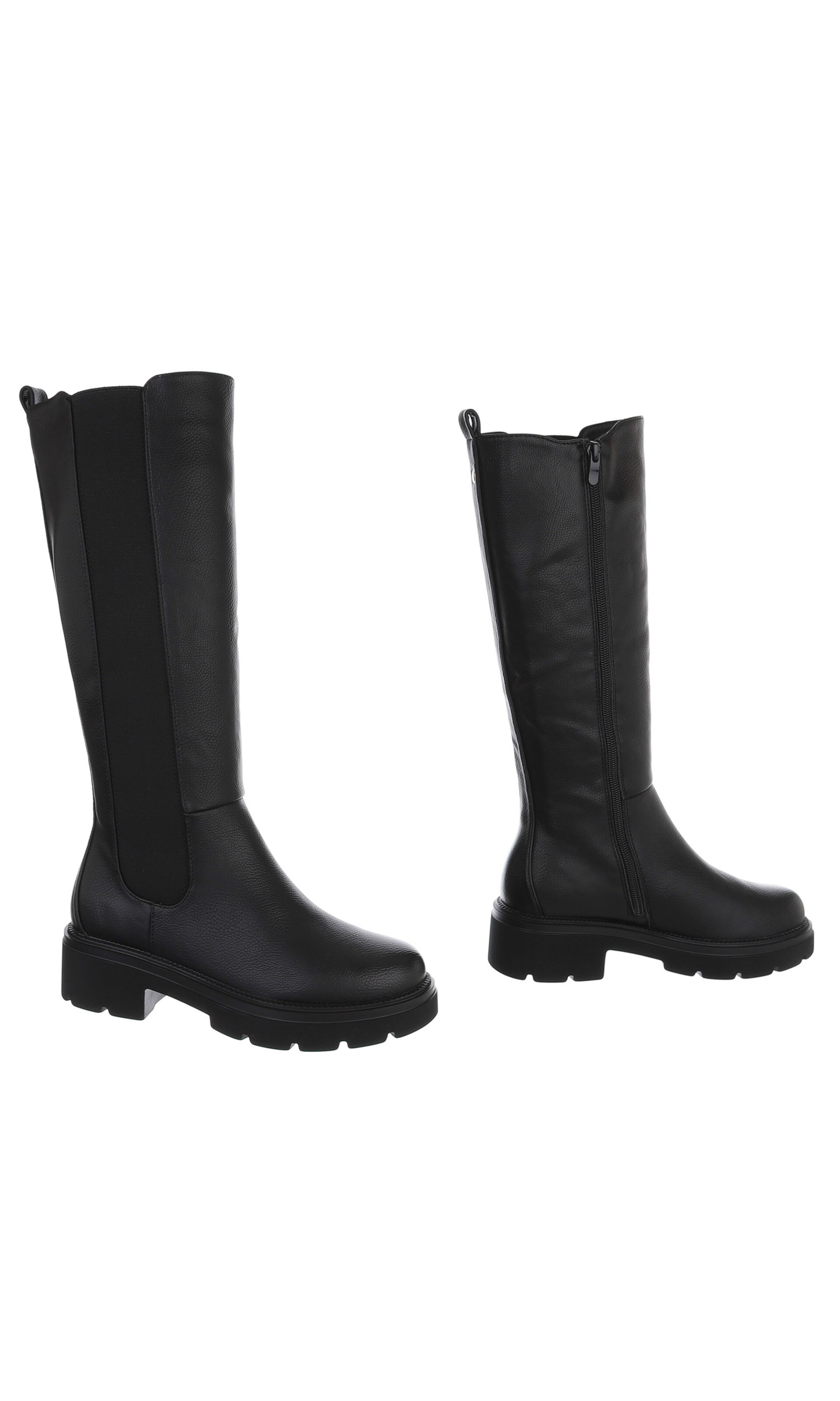 Ital-Design Stiefel in Schwarz