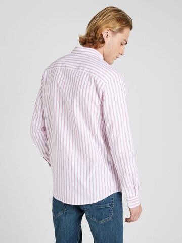Only & Sons Regular fit Button Up Shirt 'ALVARO' in Pink