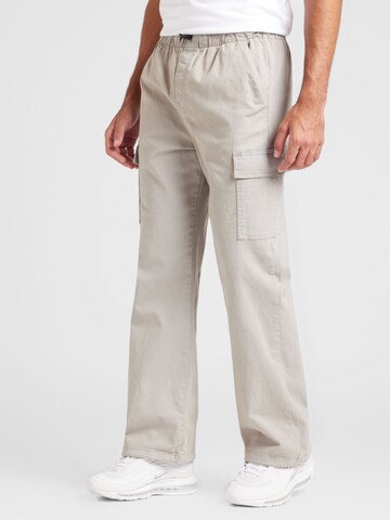 Denim Project Loosefit Cargobroek in Grijs: voorkant