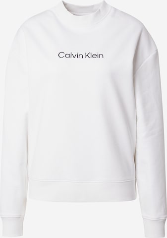 Calvin Klein Суичър 'Hero' в бяло: отпред