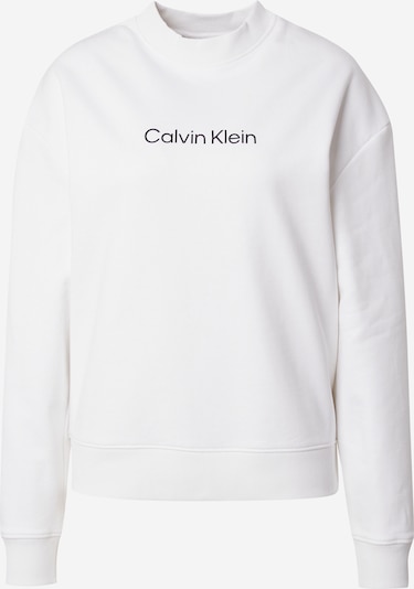 Calvin Klein Μπλούζα φούτερ 'Hero' σε μαύρο / offwhite, Άποψη προϊόντος