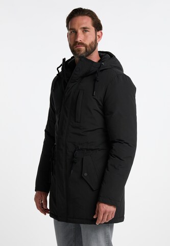 Parka d’hiver TUFFSKULL en noir : devant