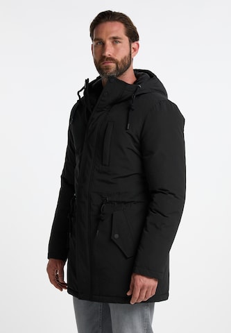 TUFFSKULL Winter Parka in Black: front