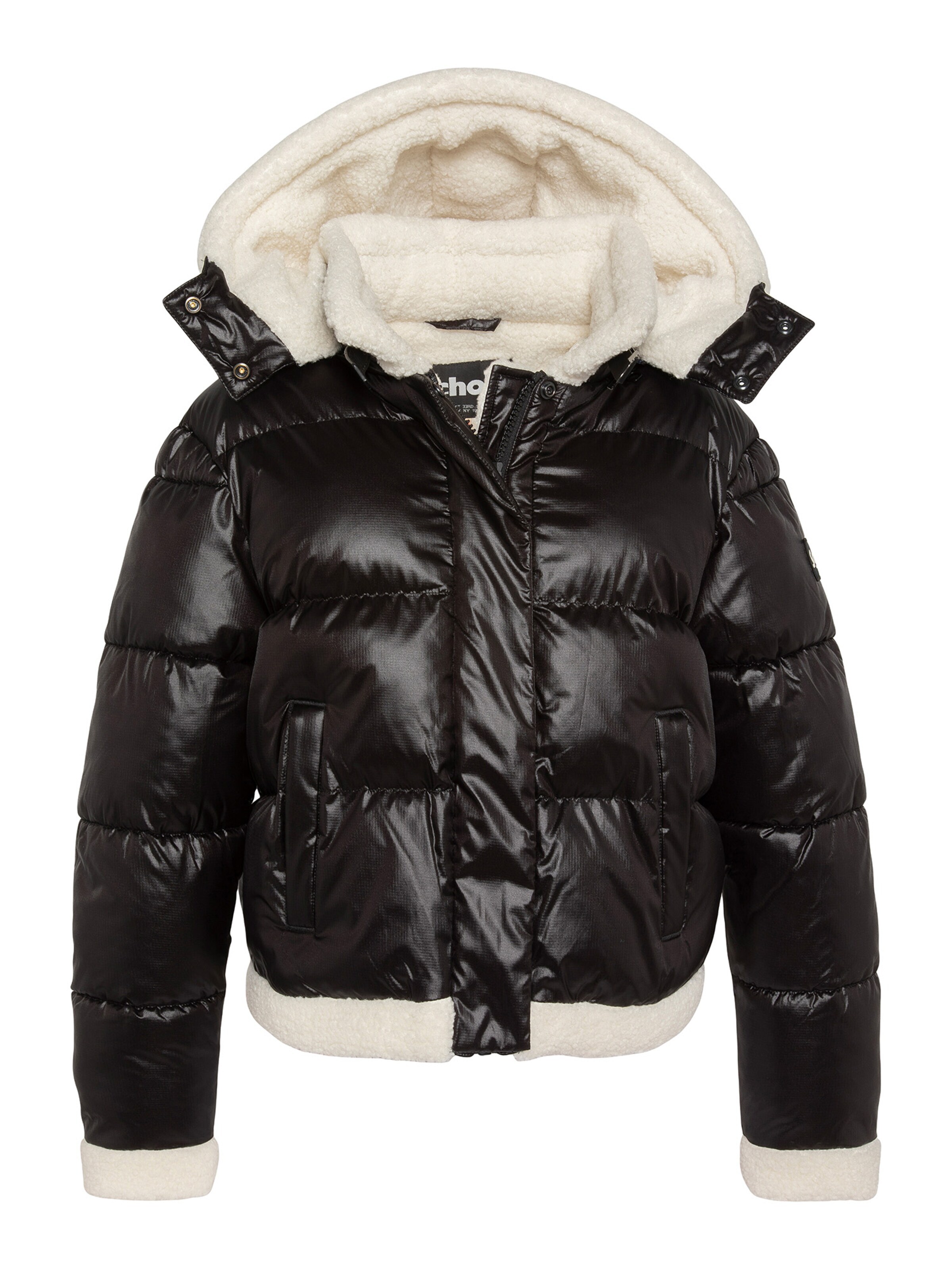 Manteau d’hiver Schott NYC en noir : devant