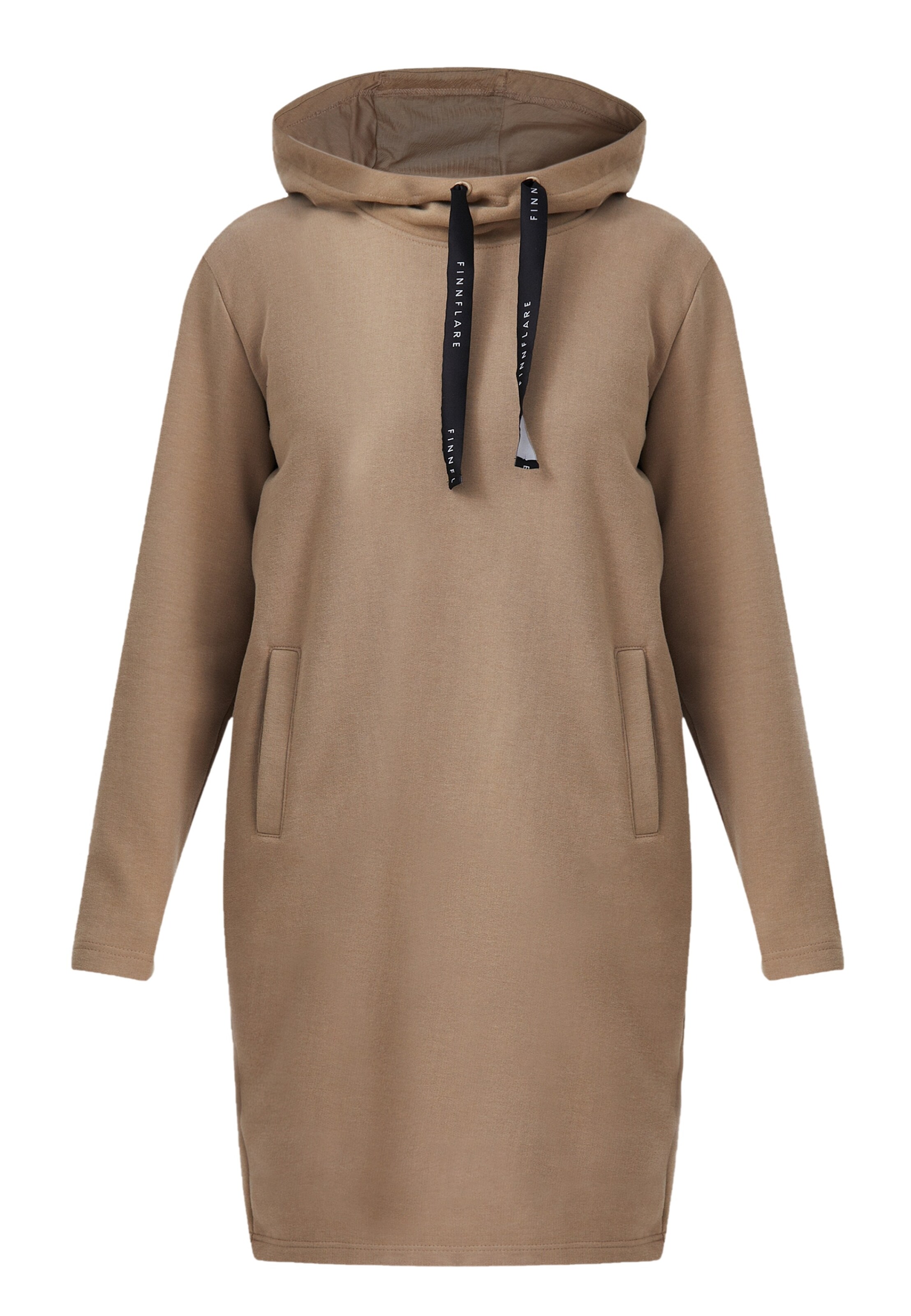 Frauen Große Größen Finn Flare Sweatkleid in Braun - JP37032 Frauen Große Größen Finn Flare Sweatkleid in Braun - JP37032
