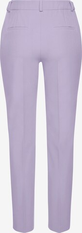 TAMARIS Slim fit Pleated Pants in Purple