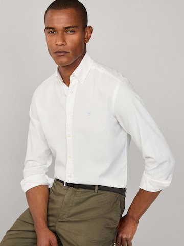 Hackett London Regular Fit Hemd 'Ess' in Weiß