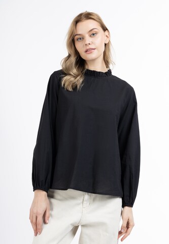 DreiMaster Vintage Blouse in Black: front