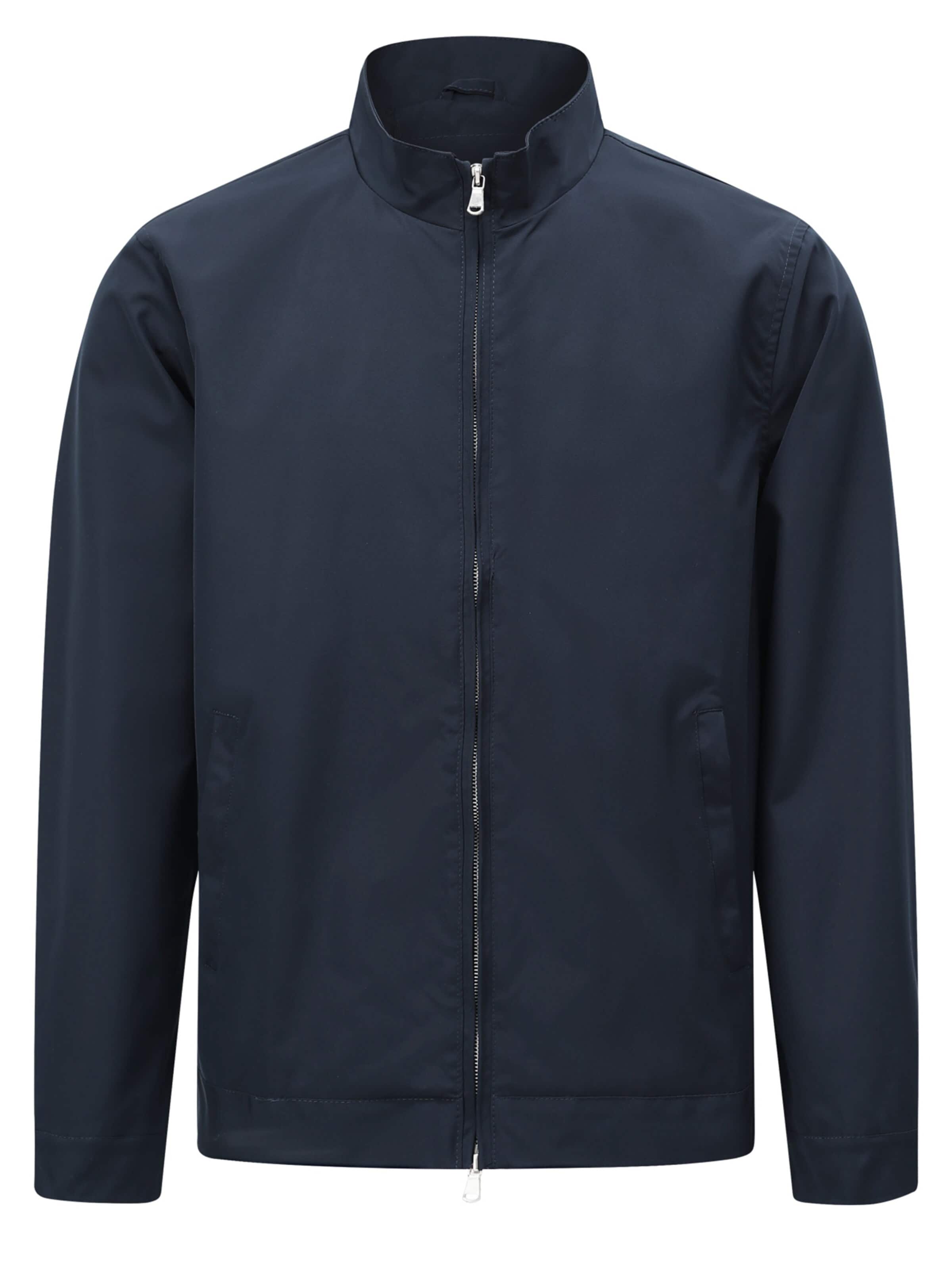 ALLTHEMEN Between-Season Jacket 'Windstille' in Blue