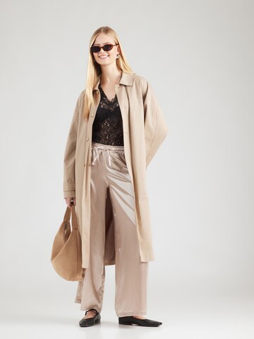 ABOUT YOU Wide leg Παντελόνι 'Stefania' σε καφέ