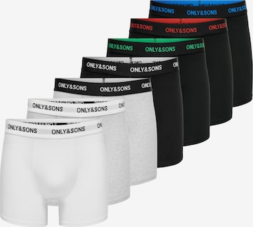 Only & Sons - Boxers 'FITZ' em cinzento: frente