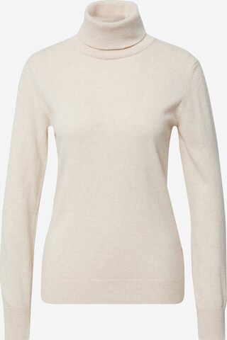 Pull-over 'TURTLE' Sisley en beige : devant