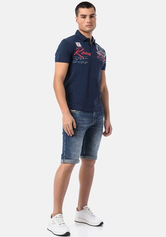 CIPO & BAXX Poloshirt in Blau