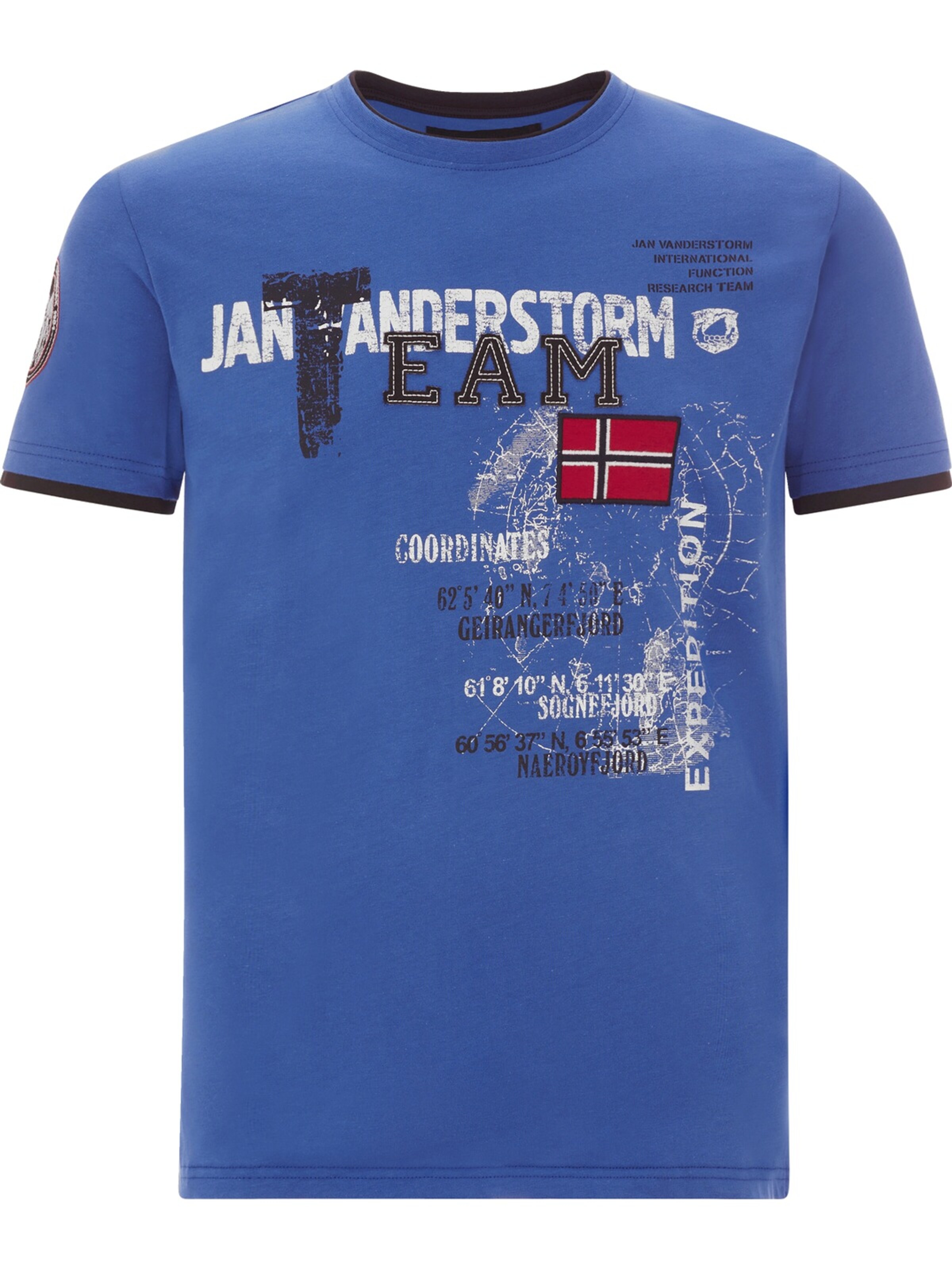 Jan Vanderstorm Shirt ' Sölve ' in Blue: front