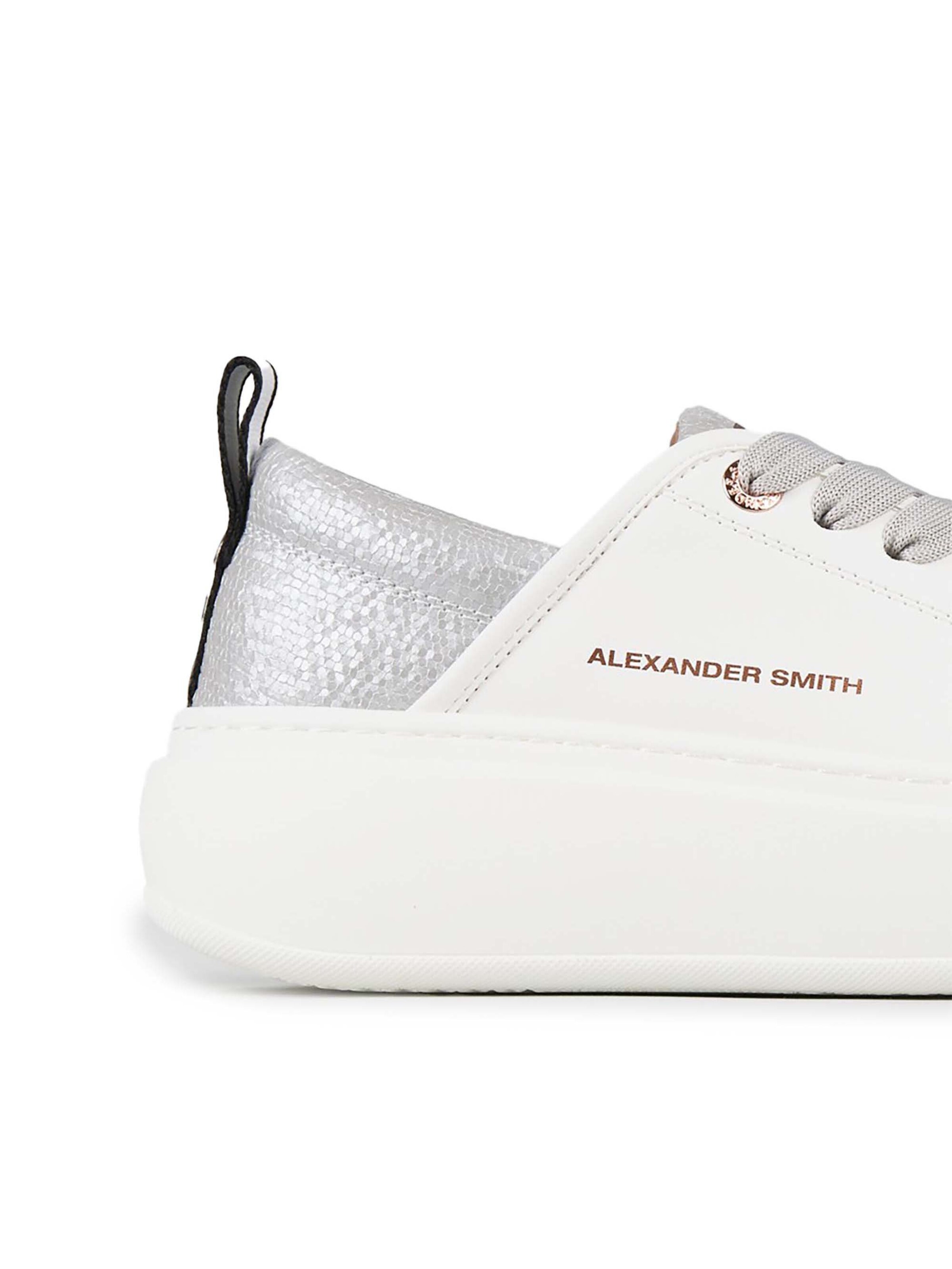 Alexander Smith Platform trainers in White